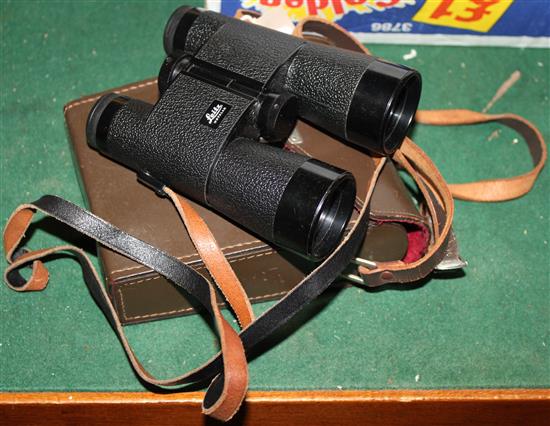 Leitz binoculars in case